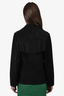 Nili Lotan Black Suede Fringed Jacket Size XS
