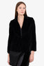 Nili Lotan Black Velvet Blazer Size 6