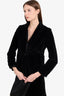 Nili Lotan Black Velvet Blazer Size 6