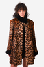 Nina Ricci Paris Cheetah Fur Jacket Estimated Size S