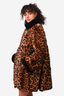 Nina Ricci Paris Cheetah Fur Jacket Estimated Size S
