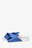 No. 21 Blue Satin Bow Slides Size 37.5