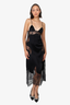 Off-White Black Lace Slip Dress Size 38