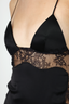 Off-White Black Lace Slip Dress Size 38