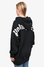 Palm Angels Black Logo Hoodie Size M Mens