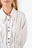 Palmer Harding White Collared Pleated Dress Size 8