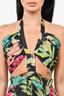 PatBO Black Tropicalia Cut-Out Jumpsuit Size 10
