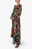 PatBO Black Tropicalia Cut-Out Maxi Dress Size L