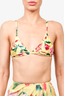 PatBO Canary Laelia Fringe Trim Beach Skirt (Size 2) + Triangle Bikini Top (Size XS) Set