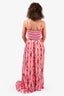 PatBO Pink Flamant Twist Crochet Maxi Dress Size 8