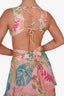 PatBO Harbour Pink Tropicalia Cut-Out Beach Dress Size M