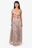 PatBO Vanilla Hibiscus One Shoulder Beach Dress Size M
