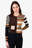 Paul Smith Brown Patterned Cardigan Size M