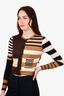 Paul Smith Brown Patterned Cardigan Size M