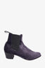 Penelope Chilvers Grey Velvet Chelsea Boots Size 41