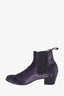Penelope Chilvers Grey Velvet Chelsea Boots Size 41