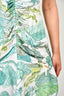 Peter Pilotto White/Green Leaf Printed Sleeveless Maxi Dress sz 8