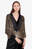 Phillip Lim Sequin Silk Tuxedo Jacket Size 4