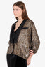 Phillip Lim Sequin Silk Tuxedo Jacket Size 4