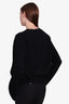 Play Comme des Garçons Black Wool V-Neck Sweater Size L