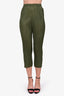 Pleats Please Green Pleated Pants