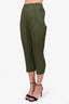 Pleats Please Green Pleated Pants