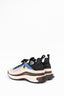 Chanel Beige/Blue Suede 'Tennis' Sneakers Size 39