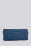 Pre-loved Chanel™ 2011 Blue Python Leather Jumbo Flap Shoulder Bag