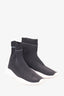 Prada Black Logo Sock Sneaker Size 6