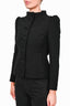 Prada Black Button Down Cropped Jacket Size 42