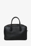 Prada Black/Green Leather Medium Mirage Top Handle Bag with Strap