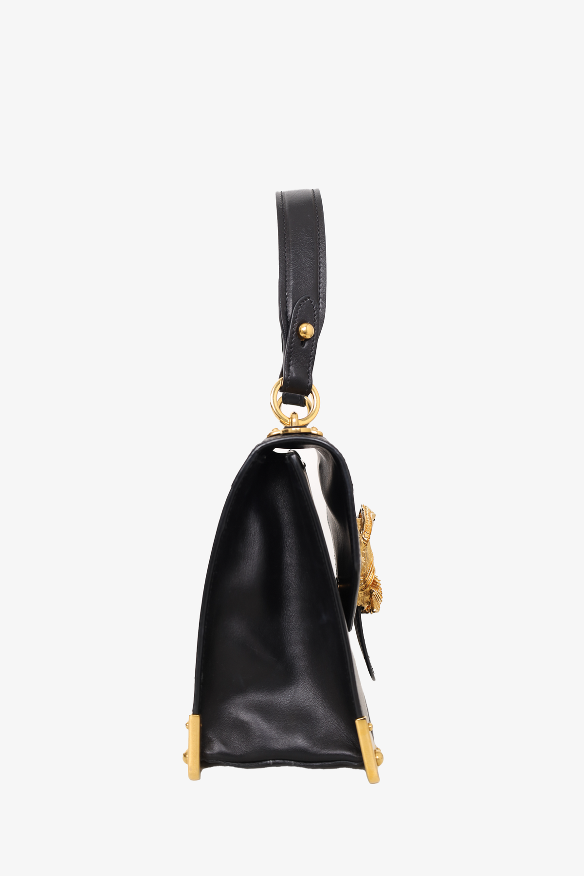 Prada Black Leather Animalier Cahier Crossbody Bag with Strap Prada Black Leather Animalier Cahier Crossbody Bag with Strap