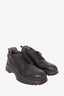 Prada Black Leather Lace-Up Sneaker Size 10