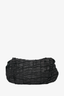 Prada Black Leather Tessuto Gaufre Clutch