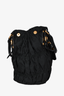 Prada Black Nylon Tessuto Shoulder Bag With Leather Top Handle