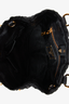 Prada Black Nylon Tessuto Shoulder Bag With Leather Top Handle
