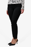 Prada Black Nylon Zip Detailed Trousers Size 40