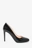 Prada Black Patent Heels Size 37.5