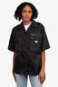 Prada Black Re-Nylon Utility Pocket Short-sleeve Shirt Size 38