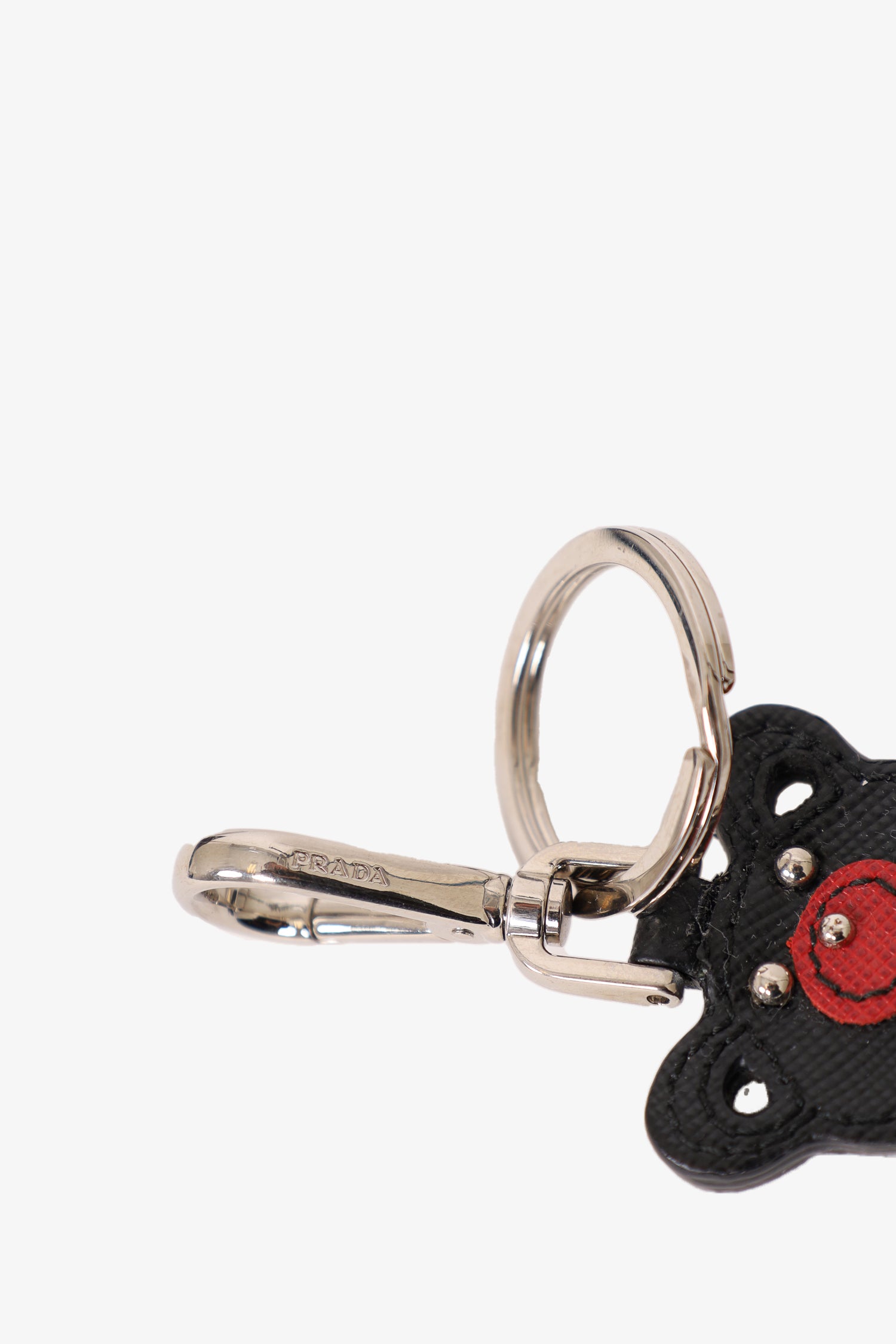 Prada Black/Red Leather Bear Bag Charm – Mine & Yours