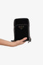 Prada Black Spazzolato Smartphone Crossbody