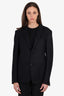 Prada Black Virgin Wool Blazer Size 50
