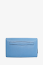Prada Blue Two Tone Saffiano Leather Lux Sound Clutch
