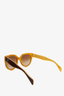 Prada Brown Frame Cat-Eye Gradient Sunglasses Sunglasses