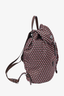 Prada Brown/Pink Re-Nylon Patterned Backpack