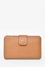 Prada Brown Saffiano Leather Compact Wallet