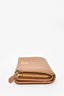 Prada Brown Saffiano Leather Compact Wallet
