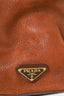 Prada Brown Vitello Daino Leather Shoulder Bag