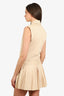 Prada Cream Pleated Shirt Dress Size 42