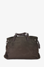 Prada Green/Brown Nylon Tessuto Double Pocket Tote Bag